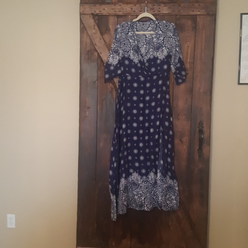 Wrap maxi dress